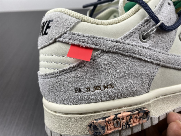nike dunk low o-w lot 20 dj0950-115