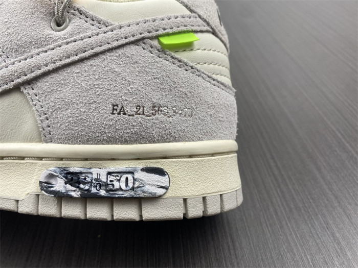 nike dunk low o-w lot 39 dj0950-109