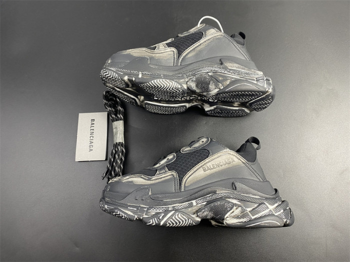 blcg sneaker triple.s.gomma grey black 524039 w03b5 9870