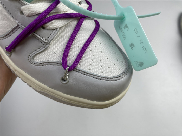nike dunk low o-w lot 21 dm1602-100