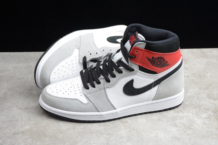 air jordan 1 retro high light smoke grey 555088-126